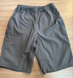 無印良品　キッズ　乾きやすいハーフパンツ　140cm グレーのサムネイル