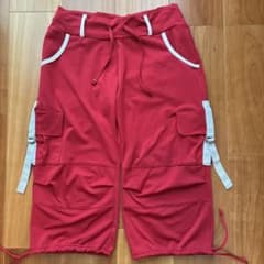 ミカランセ　ミカノ　MIKALANCE MIKANO ボトムス　パンツ　赤のサムネイル