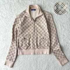 希少カラー✨ バーバリーブルーレーベル トラックジャケット ノバチェック Y2K 希少カラー✨ バーバリーブルーレーベル トラックジャケット ノバ