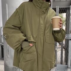 チャオパニックティピー BIGポケットスタンドワークアウター カーキ