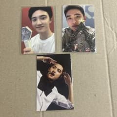 EXO D.O. ディオ ギョンス トレカ2枚＋ステッカー1枚 セット - メルカリ