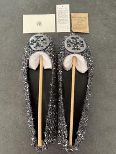 超美品】Tory Burch フラットシューズ メタルロゴ ジャカード 9 - メルカリ