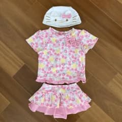 キティちゃん水着　水泳帽付き♪のサムネイル