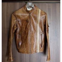 サムソン様専用ベルスタッフ ライダース レザー ブルゾン ＋ ハンガー付きのサムネイル