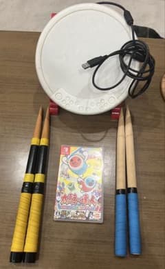 t*u様 太鼓の達人ソフト 太鼓の達人太鼓 太鼓の達人バチ2セットのサムネイル