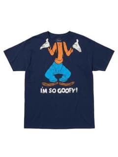 Disney グーフィー Tシャツ XLサイズ ネイビー 古着のサムネイル