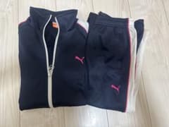 PUMA ジャージ 上下セット ネイビー ピンクのサムネイル
