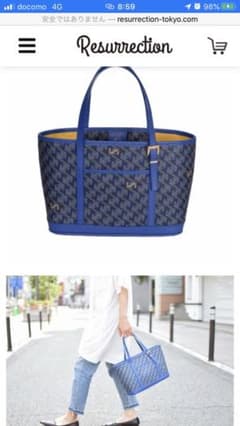 レザレクション  トートバッグ　新品未使用　タグ付きのサムネイル