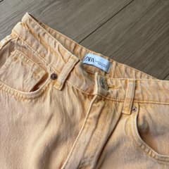 ZARA オレンジ ストレートデニムのサムネイル