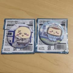 ちいかわ ANA コラボ トレディング　缶パッチ　ラッコ モモンガ　2点セットのサムネイル