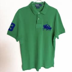 Polo by Ralph Lauren グリーン ポロシャツ ダブルポニー