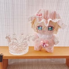 いつぬいサイズ☆薄ピンク×イチゴチェリー柄♡3点set☆あんスタぬい服