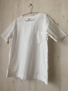 MHL. PAPER COTTON SHIRT　白 　Tシャツのサムネイル