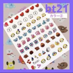 BTS bt21 네일 씰 [컬러 2]
