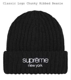 シュプリーム　Classic Logo Chunky Ribbed Beanieのサムネイル