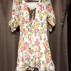 花柄シフォンワンピのサムネイル