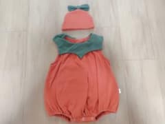 ハロウィン かぼちゃ ベビー ロンパース 帽子 セット オレンジのサムネイル