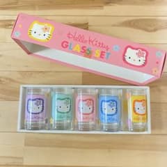 ハローキティ グラスセット 5個入り レトロ - メルカリ