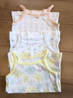 キャミソール　肌着 女の子　三枚セット　95cmのサムネイル