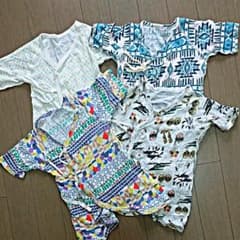 短肌着、コンビ肌着セットのサムネイル