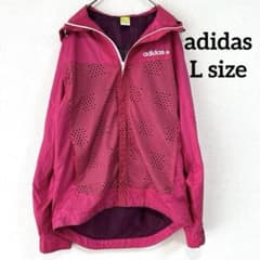 【adidas】 ウィンドブレーカー ピンク ランニングのサムネイル