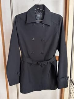 【COMME CA 】コムサ黒トレンチコートのサムネイル