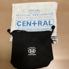 KingGnu CEN+RAL Tour 2026 オフィシャル 巾着ポーチ黒 - メルカリ