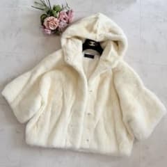 極美品✨コペンハーゲン ファー　パールミンク　リアルファー　毛皮　ベスト　フード 未使用級/近年人気 コペンハーゲン パールミンク ファーコート