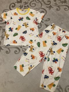 ☆美品☆ミキハウス　パジャマ  100cm  レトロのサムネイル