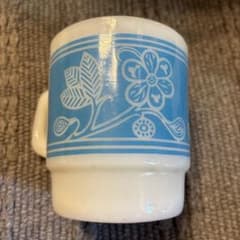 Anchor Hocking 花柄 マグカップのサムネイル
