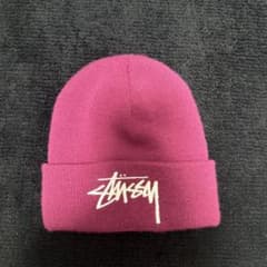 【美品】STUSSYニット帽 ビーニーのサムネイル
