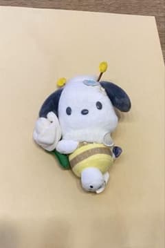 산리오 포차코 꽃 사랑 꿀벌 꿀벌