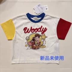 Toy Story Woody T-shirt, Shimamura, short-sleeved, size 90, brand new, white.