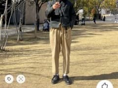 【超美品】Danton 2タックテーパードパンツのサムネイル