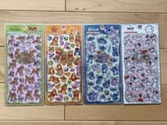 【4枚セット】 ディズニー プチドロップシール 正規品 カミオジャパンのサムネイル