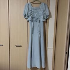 earth music&ecology 半袖ロングワンピース ライトブルーのサムネイル