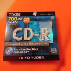 That's CD-R 700MB 10枚パック 日本製のサムネイル