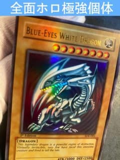 希少【全面ホロ強個体】 青眼の白龍 SDK 1st Edition 遊戯王 英語