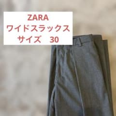 ZARA ワイドスラックス　キレイめのサムネイル