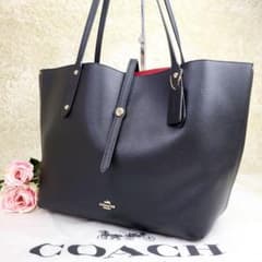 【美品】 COACH  コーチ 本田翼  北川景子 トートバッグ  大容量 黒のサムネイル