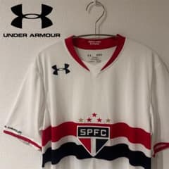 【極美品】　サンパウロFC ブラジル　アンダーアーマー　ユニフォーム　サッカー 極美品】 サンパウロFC ブラジル アンダーアーマー ユニフォーム