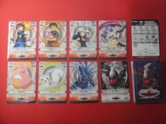 カードダス ポケモン ビジュアルシート＆Wシール 全8種 フルコンプ 