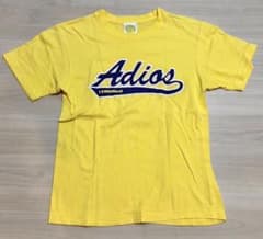【hide グッズ】LEMONed Adiosロゴ Tシャツ Sサイズ イエローのサムネイル