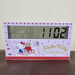 Hello Kitty デジタル置時計 温湿度計のサムネイル