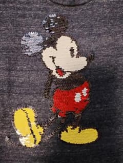 ライトオン　ミッキー半袖Tシャツ スパンコール　120のサムネイル