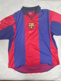 90s 英国製　バルセロナ　ユニフォーム　サッカー　シャツのサムネイル