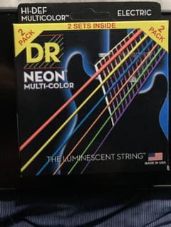 DR NEON Multi-Color 일렉트릭 기타 현 1 세트