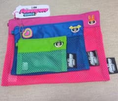 パワーパフガールズ メッシュポーチ 3点セットのサムネイル