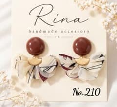 No.210 ハンドメイドピアス　イヤリング秋冬 ♡ おまとめ割 あり♡のサムネイル
