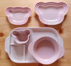ル・クルーゼ　ベビー食器セット　お食い初め、離乳食などにのサムネイル